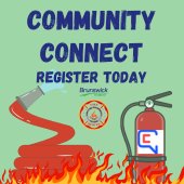 Fire hose and extinguisher