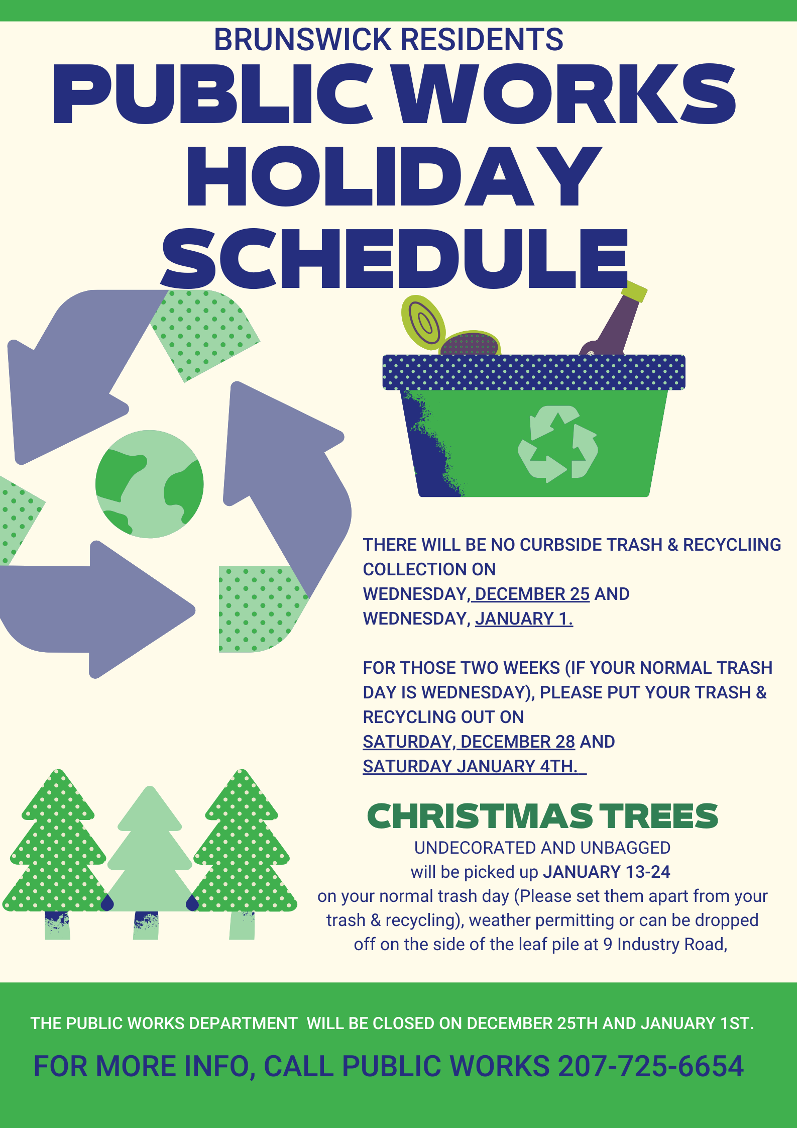 Public Works Holiday Schedule (2)