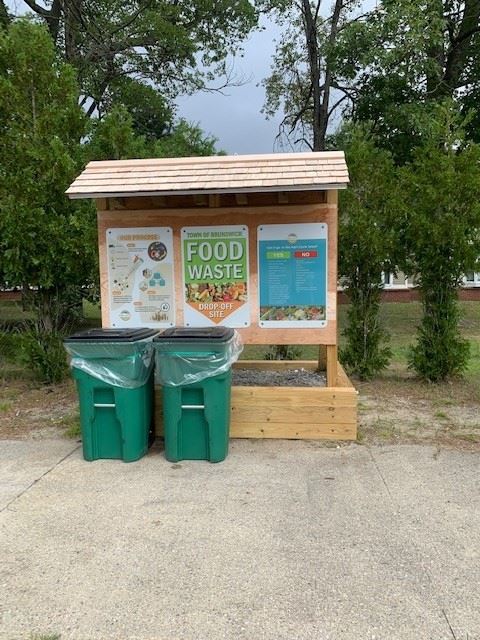 Food waste drop off site